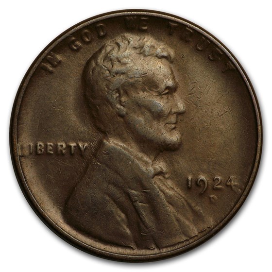 1924-D Lincoln Cent XF 1924-D Lincoln Cent XF